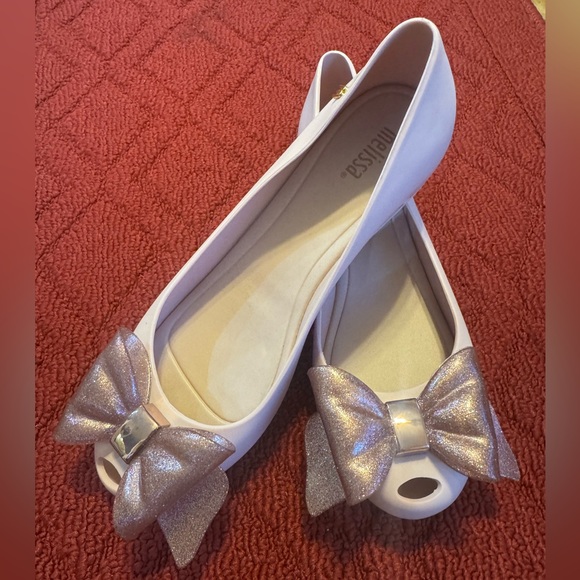 Melissa Space Love IV Bow Jelly Flats - Picture 1 of 13